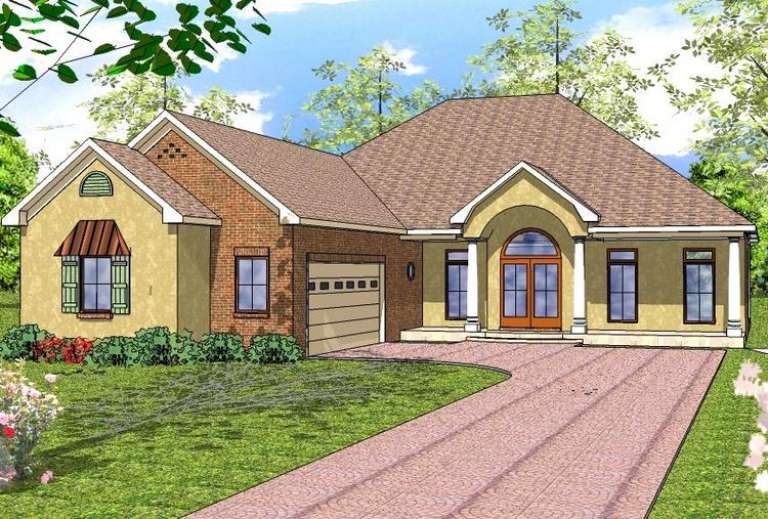 House Plan House Plan #14594 Front Elevation