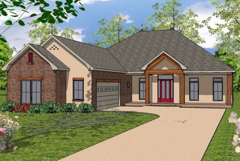House Plan House Plan #14595 Front Elevation