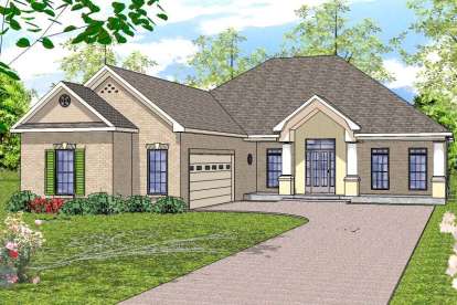 Southern House Plan #6471-00068 Elevation Photo