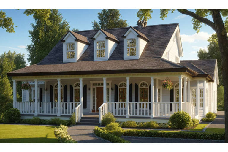Ranch House Plan #033-00005 Elevation Photo