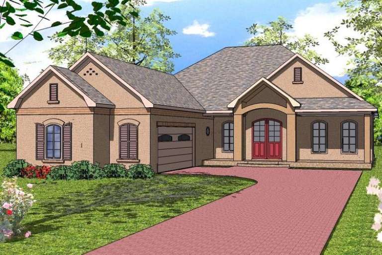 House Plan House Plan #14601 Front Elevation