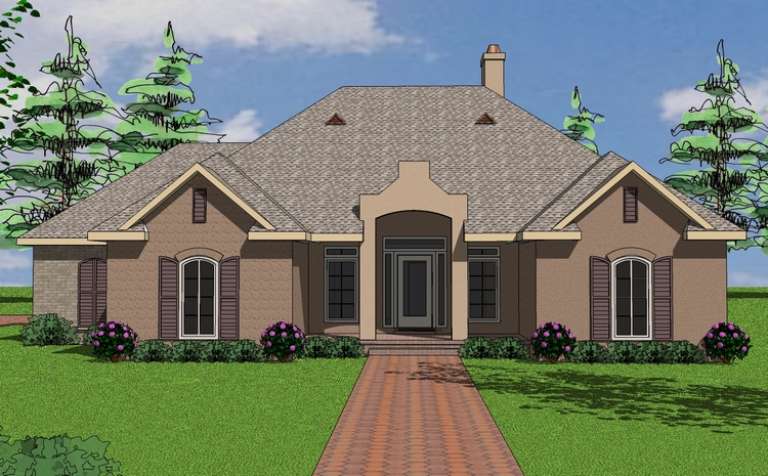 House Plan House Plan #14603 Front Elevation