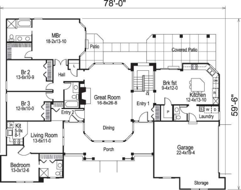 House Plan House Plan #14605 Drawing 1
