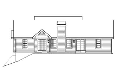 Southern House Plan #5633-00159 Elevation Photo