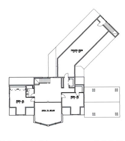 Second Floor for House Plan #039-00198
