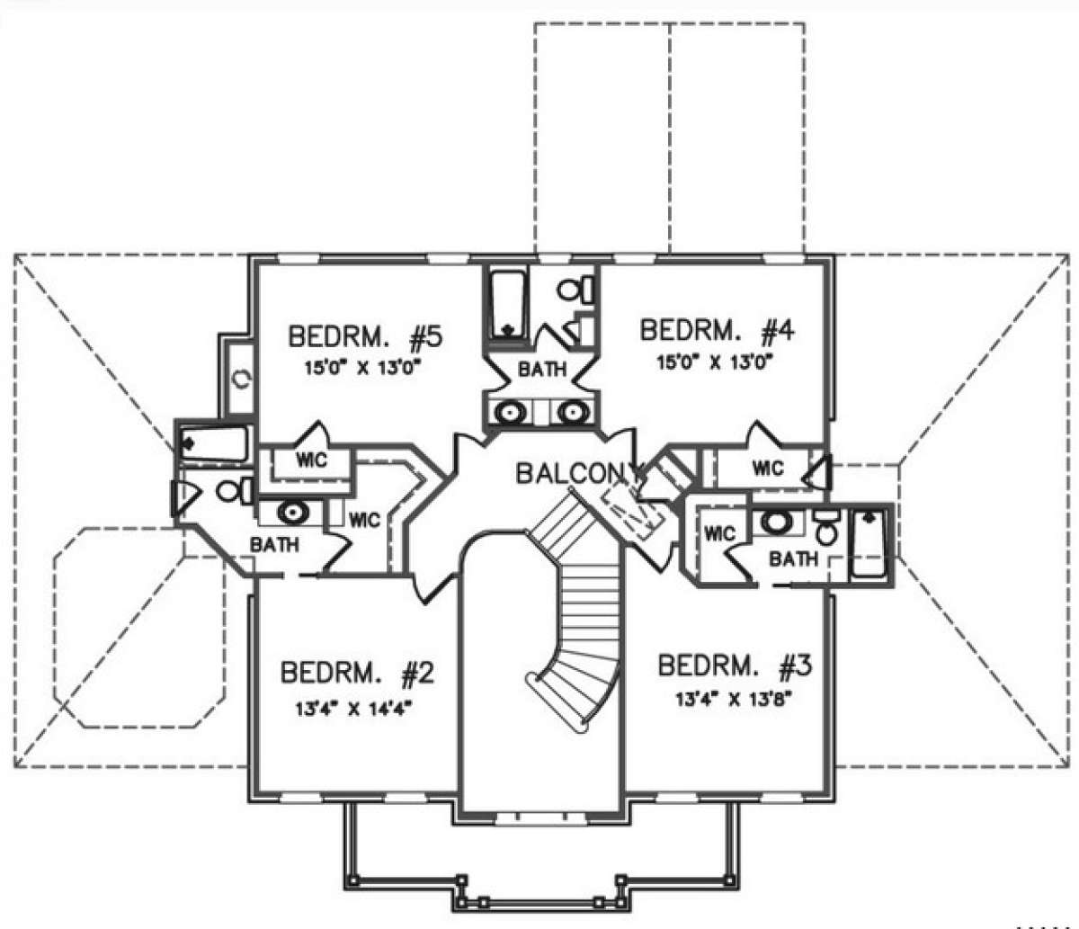 Floorplan 2 for House Plan #6819-00001
