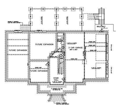 Optional Basement for House Plan #6819-00001