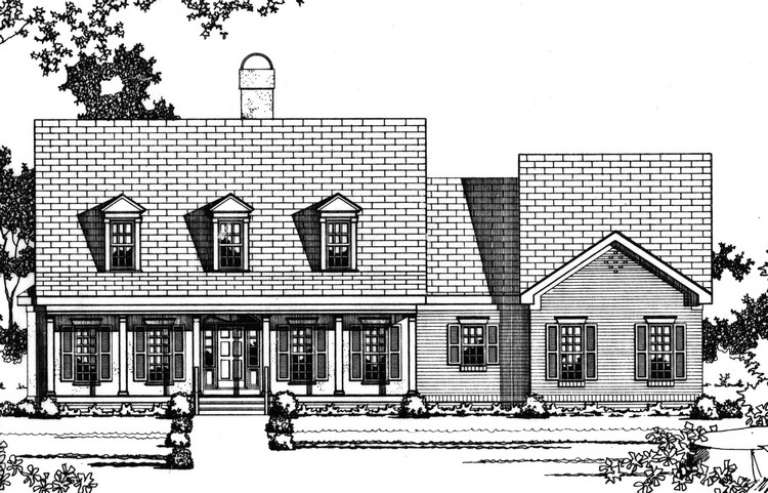 Southern House Plan #6819-00002 Elevation Photo