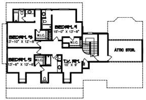 Floorplan 2 for House Plan #6819-00002