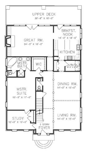 Floorplan 1 for House Plan #6819-00003