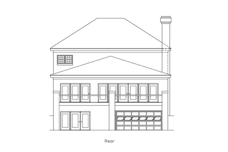 Colonial House Plan #6819-00003 Additional Photo