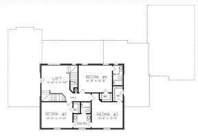 Floorplan 2 for House Plan #6819-00004