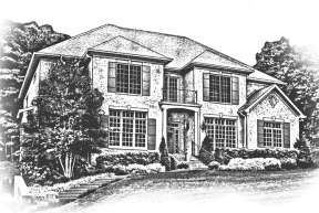 Luxury House Plan #6819-00005 Elevation Photo