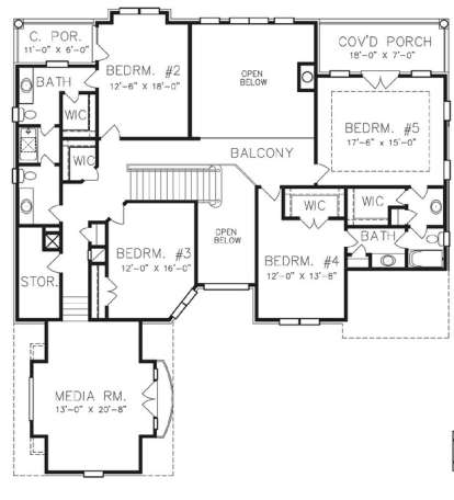 Floorplan 2 for House Plan #6819-00007