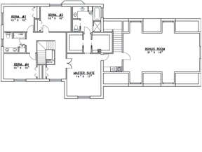 Second Floor for House Plan #039-00199