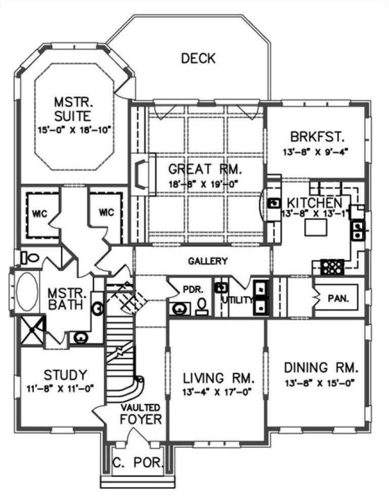 House Plan House Plan #14620 Drawing 1