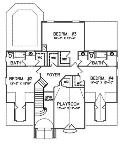 Floorplan 2 for House Plan #6819-00011