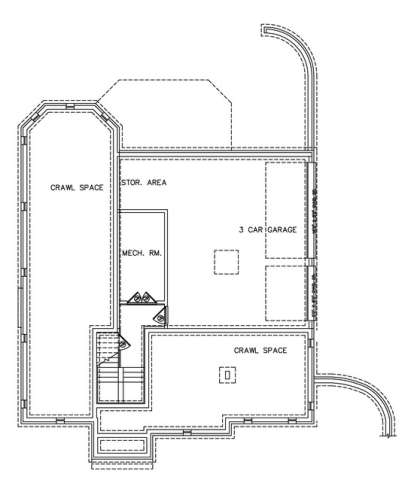 Basement for House Plan #6819-00011