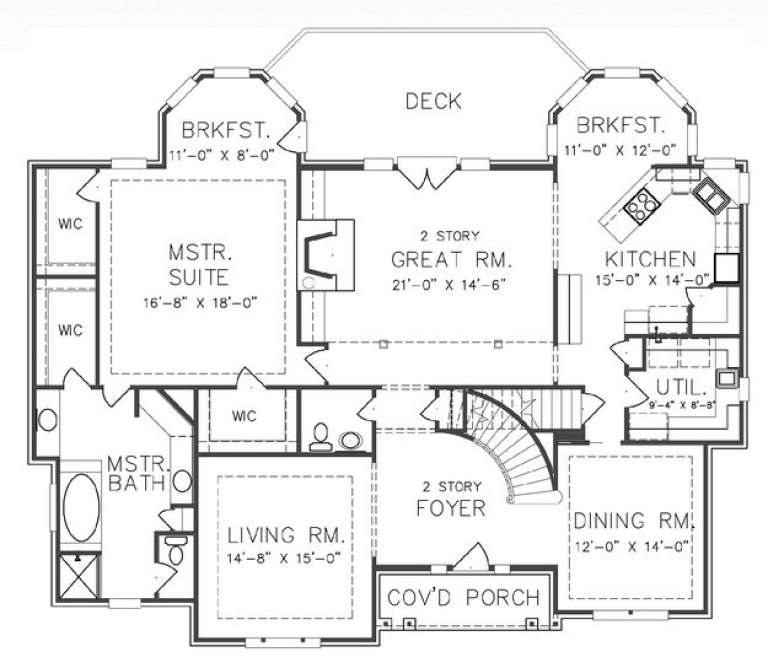 House Plan House Plan #14621 Drawing 1