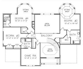 Floorplan 2 for House Plan #6819-00012