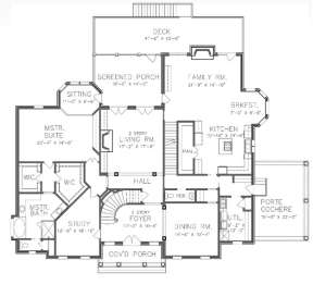 Floorplan 1 for House Plan #6819-00013