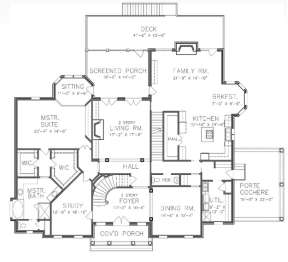 Floorplan 1 for House Plan #6819-00013