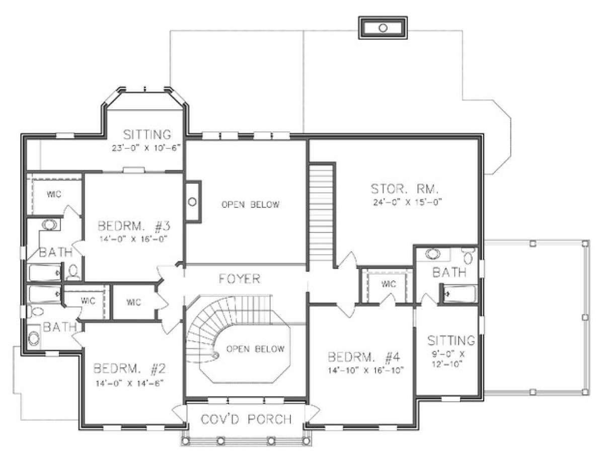 Floorplan 2 for House Plan #6819-00013