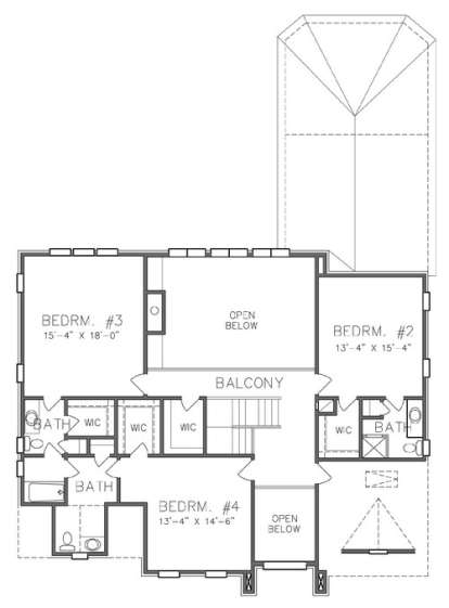 Floorplan 2 for House Plan #6819-00014