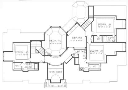 Floorplan 2 for House Plan #6819-00016