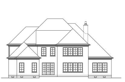 European House Plan #6819-00017 Elevation Photo