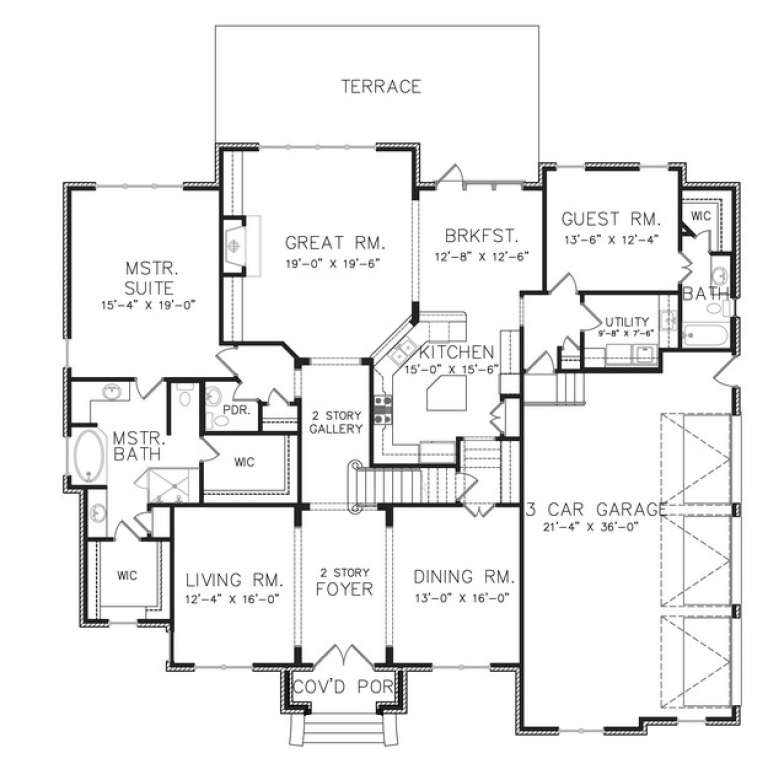 House Plan House Plan #14626 Drawing 1