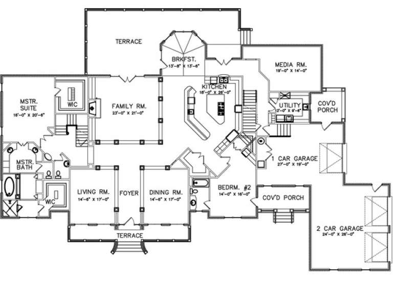 House Plan House Plan #14628 Drawing 1