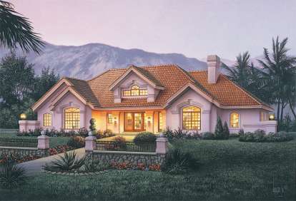 4 Bed, 3 Bath, 2539 Square Foot House Plan - #5633-00163