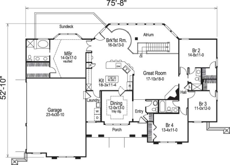 House Plan House Plan #14629 Drawing 1