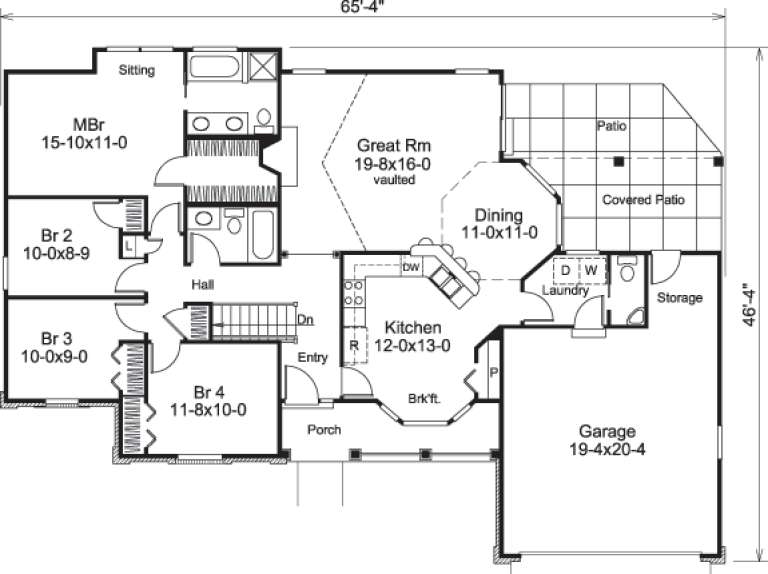 House Plan House Plan #14631 Drawing 1