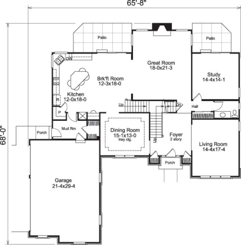 House Plan House Plan #14632 Drawing 1