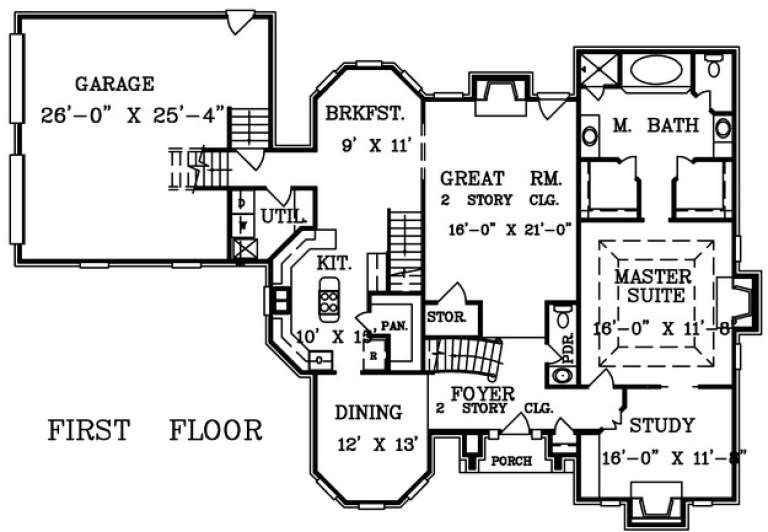 House Plan House Plan #14633 Drawing 1