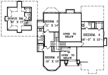 Floorplan 2 for House Plan #6819-00020