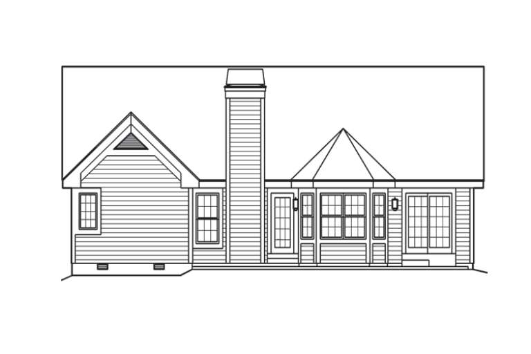Ranch House Plan #5633-00169 Elevation Photo