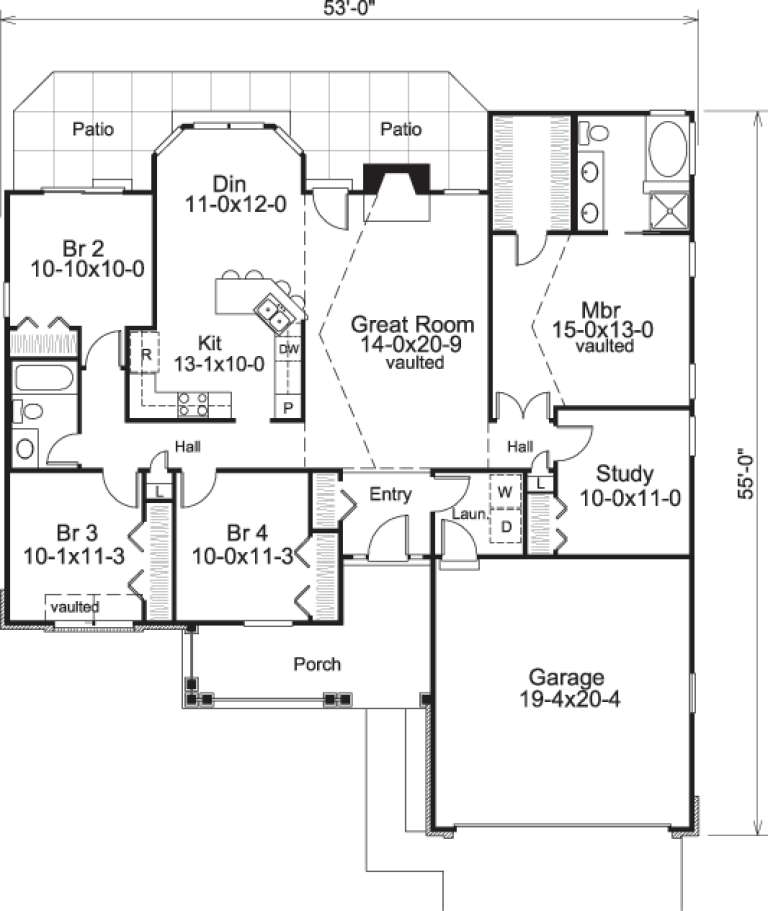 House Plan House Plan #14637 Drawing 1