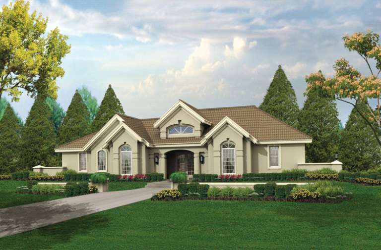 Ranch House Plan #5633-00171 Elevation Photo