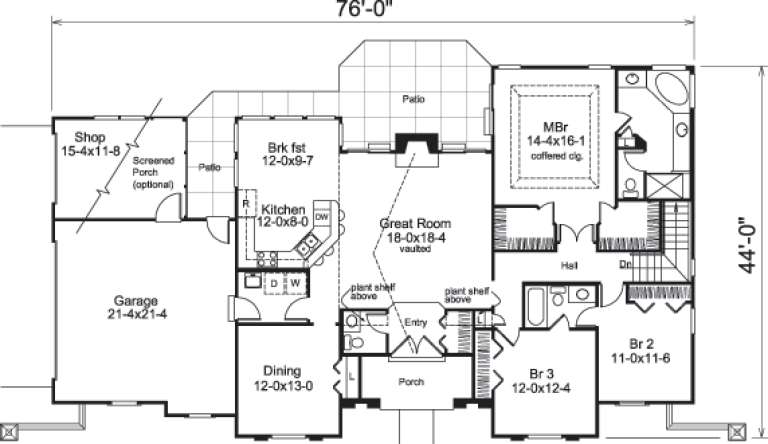 House Plan House Plan #14639 Drawing 1