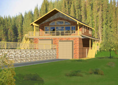 Northwest House Plan #039-00201 Elevation Photo