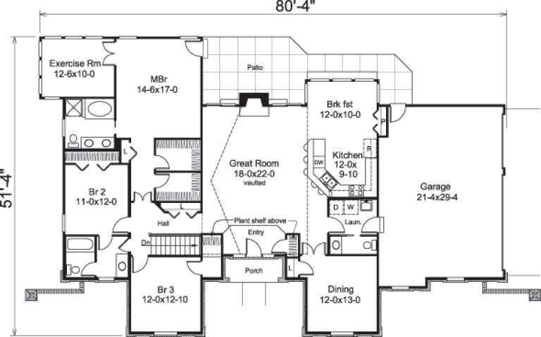House Plan House Plan #14641 Drawing 1