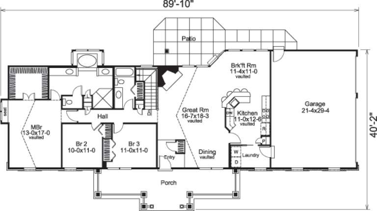 House Plan House Plan #14642 Drawing 1