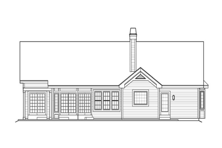 Traditional House Plan #5633-00175 Elevation Photo