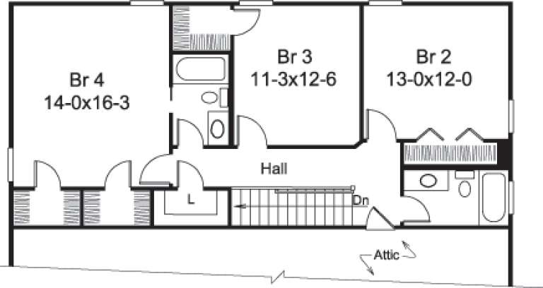 House Plan House Plan #14647 Drawing 2