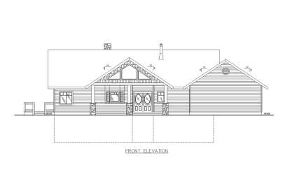 Northwest House Plan #039-00202 Elevation Photo