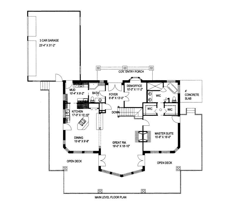 House Plan House Plan #1465 Drawing 1