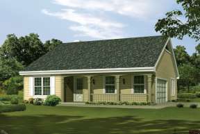 Ranch House Plan #5633-00181 Elevation Photo
